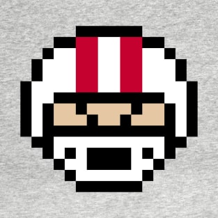 8-Bit Helmet - Wisconsin T-Shirt